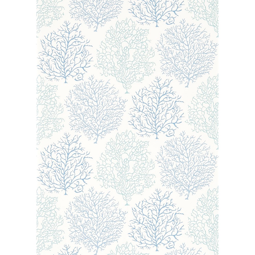 Coral Reef Wallpaper 213390 by Sanderson in Marine Blue